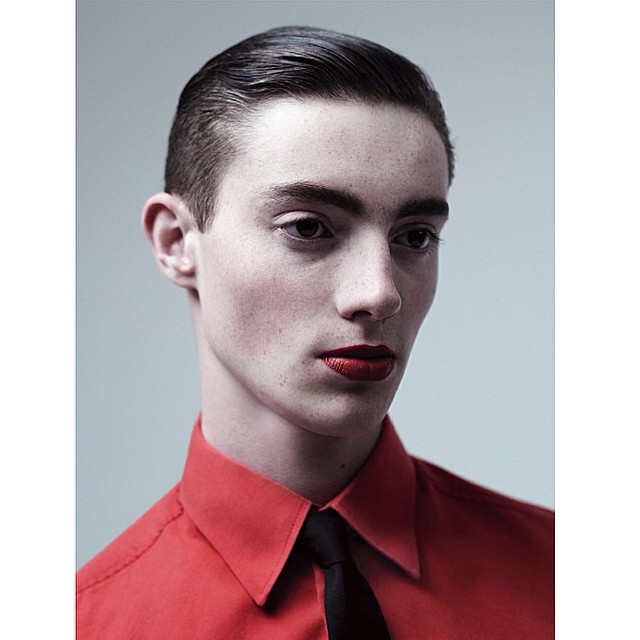 032c Raf Simons Samuel shot by @willyvanderperre