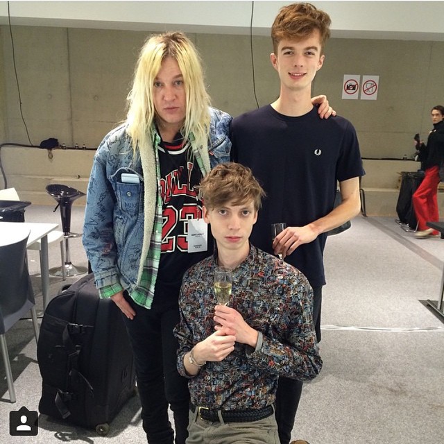 Oliver A @armstrong_ollie Robbi W @cardinalf w/ AAron de Mey @aarondemey1 backstage after