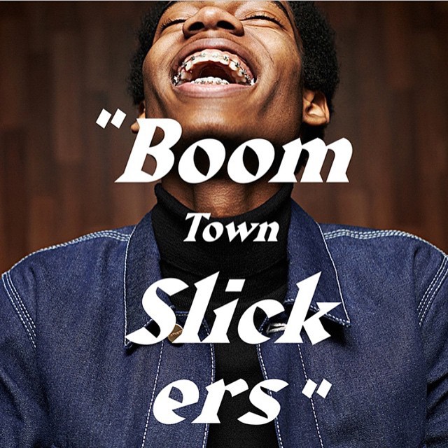 Keiron @kingcaynes_the2nd for @slamjamsocialism x @carharttwip "Boom Town Slickers" shot by and styled by