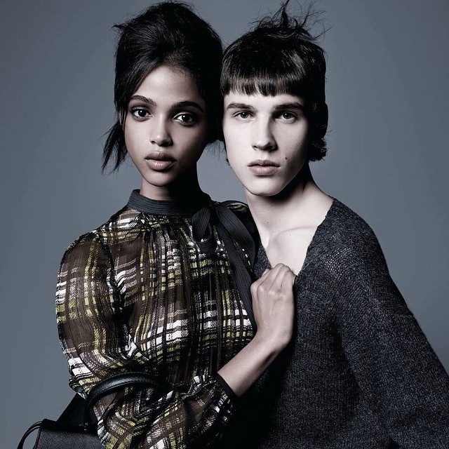 By the way, did we mention that Artur C @artrchrszcz stars in the new Prada Pre-Fall 2015 Campaign? 🏼 Photography by Steven Meisel and Styling by Olivier Rizzo. @prada @guidopalau @patmcgrathreal @ashleybrokaw
