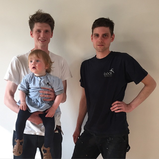 We were super happy about the visit of these two guys - Tillmann @permanentivacatio and Olaf - Tomorrow Is Another Day models since day 1! ?️