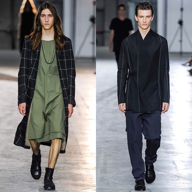 Jake L @jakeflucas and Dominik H @dom_hahn for Damir Doma SS16. Thank you @barbaranicolicasting.@damirdomaofficial