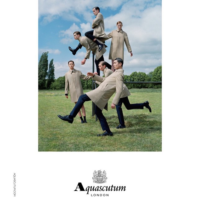 1st job - 1st campaign! Jermaine @jermaineoscar fronts the Aquascutum AW15 campaign. Photography by Tim Walker and Styling by Jacob K.@aquascutum @kjeldgaard1 @maddeostlie @streetersldn @clmagency