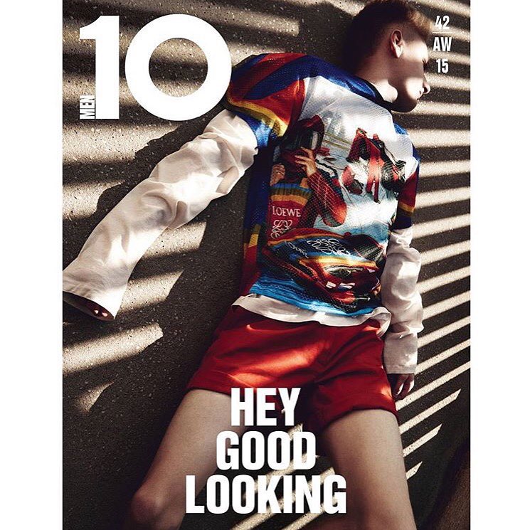 Matthias K @phxenix__ on the cover of 10 Men. Photography by Dominick Sheldon and Styling by Hector Castro. @10menmagazine @dominicksheldon @studio_hector_castro @creativeandpartners