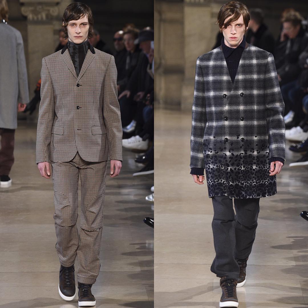 Dominik H @dom_hahn and William @williamdecourcy for Kolor AW16. Thank you @emilrebek!@kolorofficial
