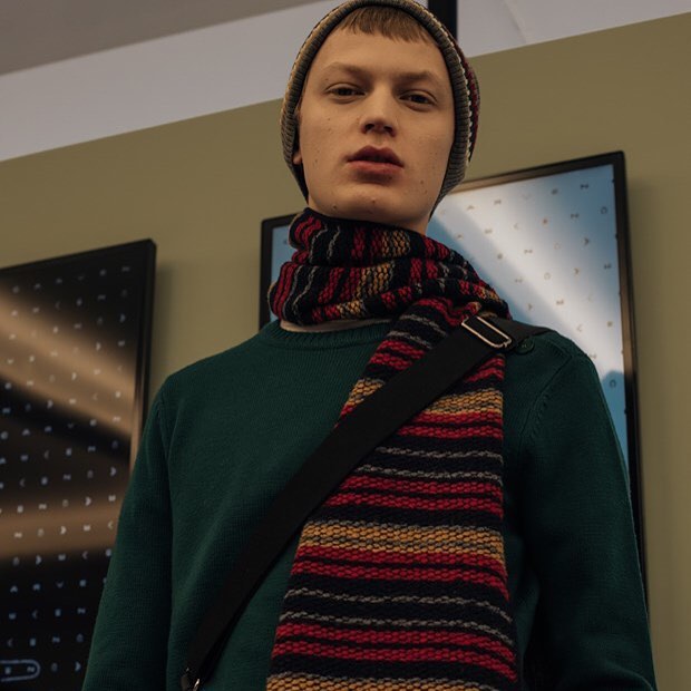 Jonas G @jonasgloeer for Carven AW16. Thank you @barnabehardy and @paullouisor!@carven_paris @dazed @dazedfashion