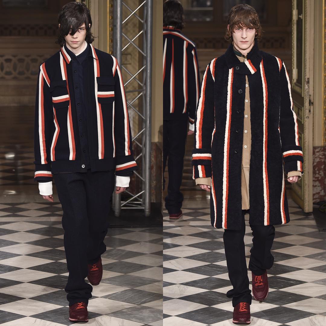 Kieran L @kieranislittle and Dominik H @dom_hahn for Sacai AW16. Thank you @ahcasting and @sivancurrie!@sacaiofficial