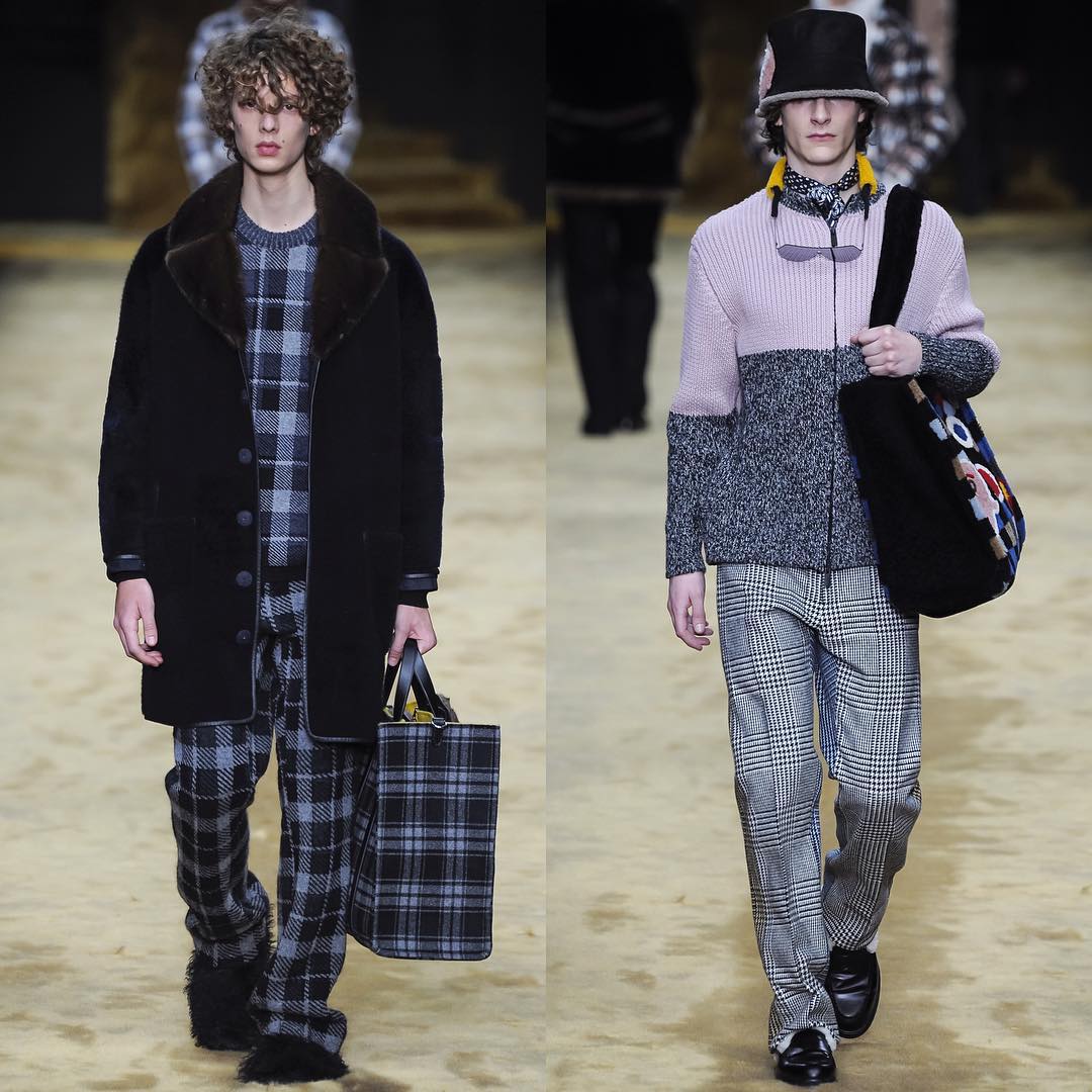 Leon D @leondame and Dominik H @dom_hahn for FENDI AW16. @ganio @dmfashionstudio @pg_dmcasting @samuel_ellis @fendi