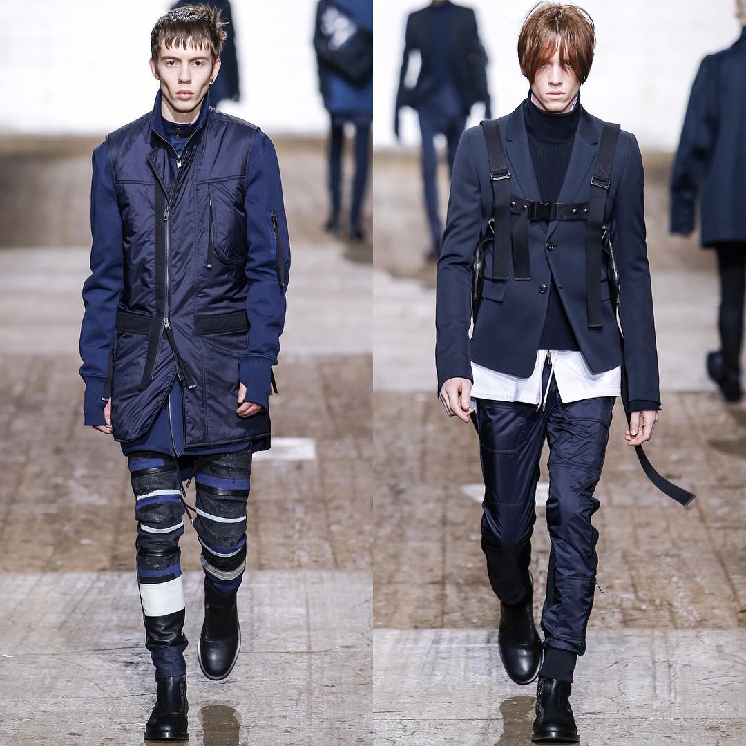 Wim @yungwimli and William @williamdecourcy for Diesel Black Gold AW16. Thank you @marieameliesauve @dmfashionstudio @pg_dmcasting @samuel_ellis @dieselblackgold