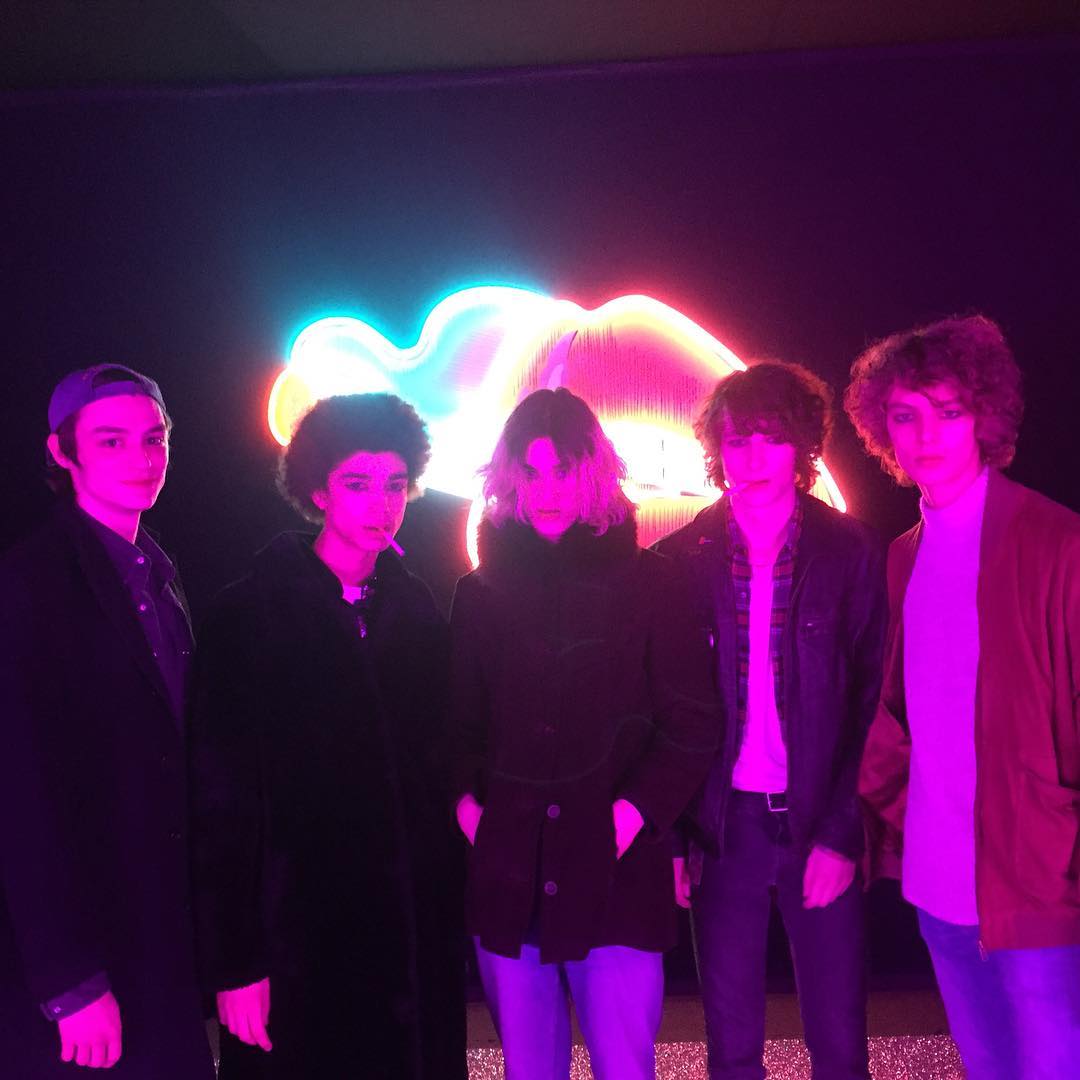 Elijah, Morgan, Jack L @jack_laver, Dominik H @dom_hahn and Leon D @leondame after today's Just Cavalli AW16 presentation. Thank you @peter_dundas @jesshallettcast @caitlin_prosser_ and @smrichardson1 @justcavalli_official