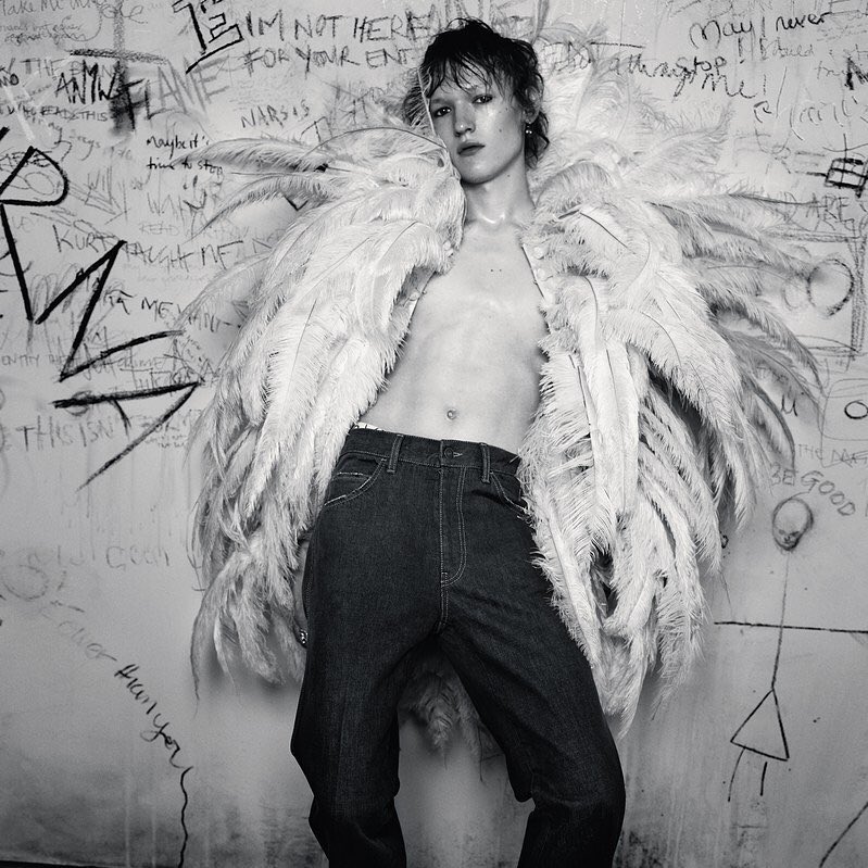 Nick K @nick_kesselev for Love Magazine. Photography by Willy Vanderperre and Styling by Katie Grand. Hair by Anthony Turner and Make-up by Lynsey Alexander.@thelovemagazine @willyvanderperre @kegrand @anthonyturnerhair @lynseyalexander @sylviafarago @artandcommerce @clmagency @artpartner @streetersldn