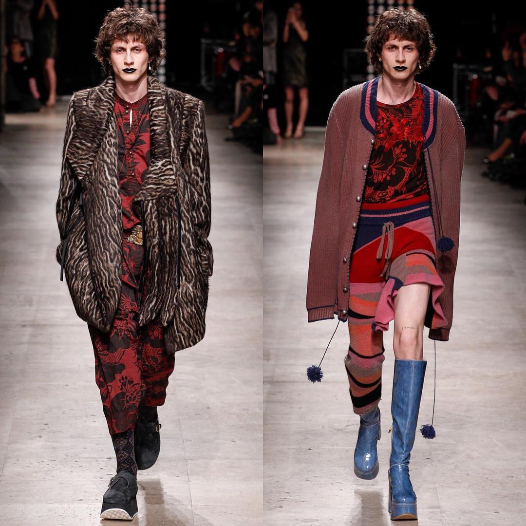 Henry @henrykitcher for Andreas Kronthaler for Vivienne Westwood AW16.@viviennewestwoodofficial
