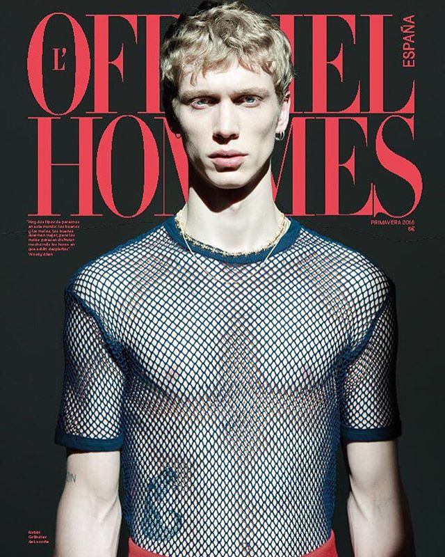 Robbi G @robs_n graces the cover of the Spring issue of L'Officiel Hommes España. Photography by Luigi & Luca and Styling by Alvaro de Juan. @lofficielhommes_es @luigi_vi @lucaguarini @alvaro_dejuan