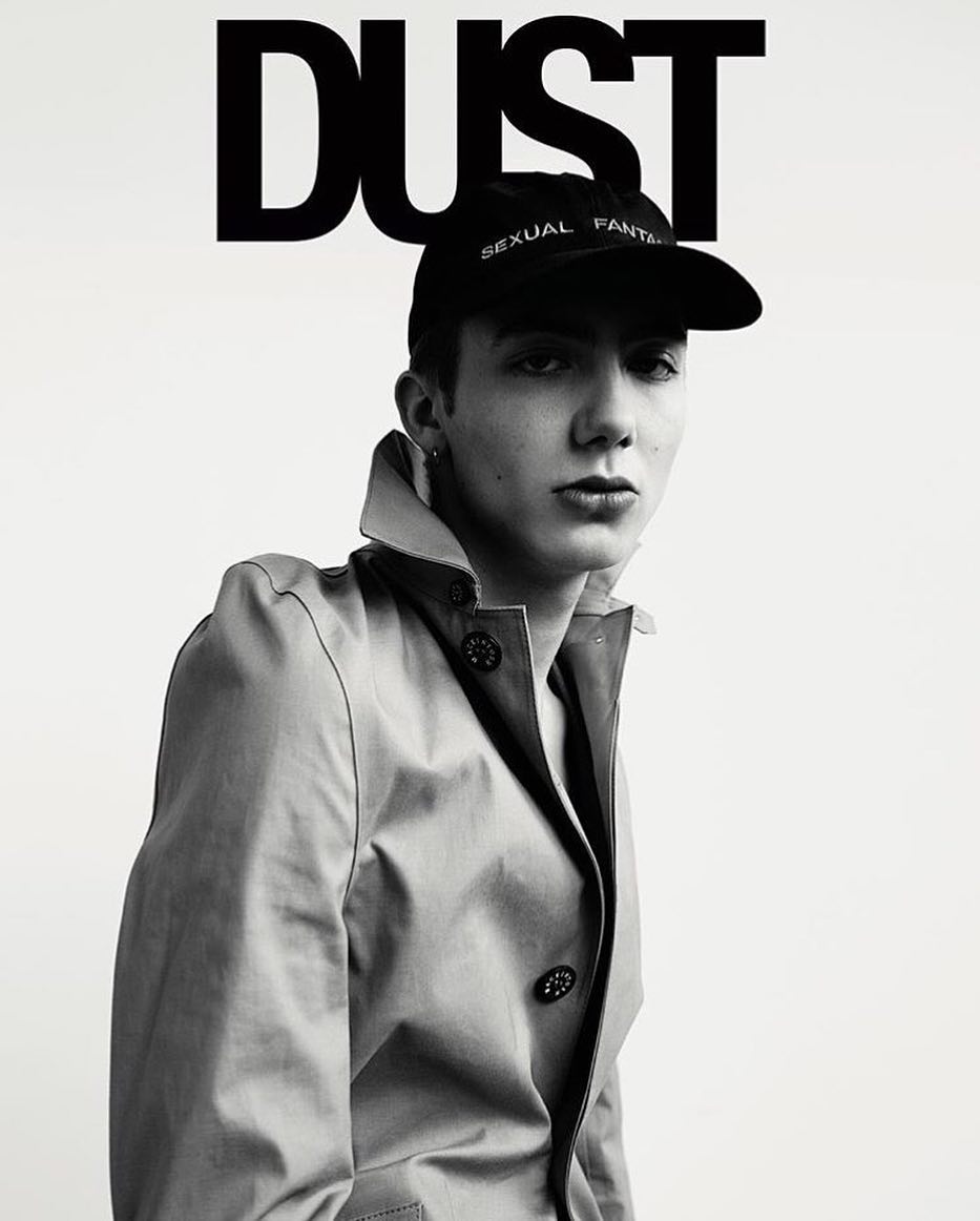 Paul H @paulhameline photographed by Willy Vanderperre and styled by Olivier Rizzo for the cover of DUST Magazine. Hair by Anthony Turner and make-up by Lynsey Alexander.@dustmagazine @willyvanderperre @anthonyturnerhair @lynseyalexander @lucaguarini @luigi_vi @karlkolbitz @emanuela_amato @artandcommerce @intrepidlondon @artpartner @streetersldn @vetements_official