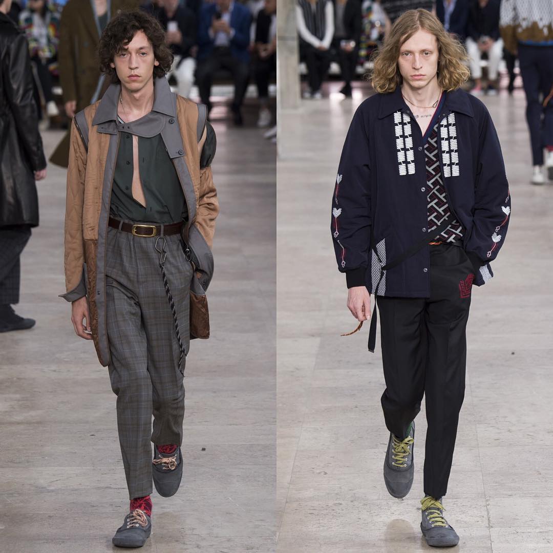 James W @jameswreford and Milos @lukacek for Lanvin SS17. Thank you @smrichardson1 and @henry_mackintosh_thomas!@lanvinofficial