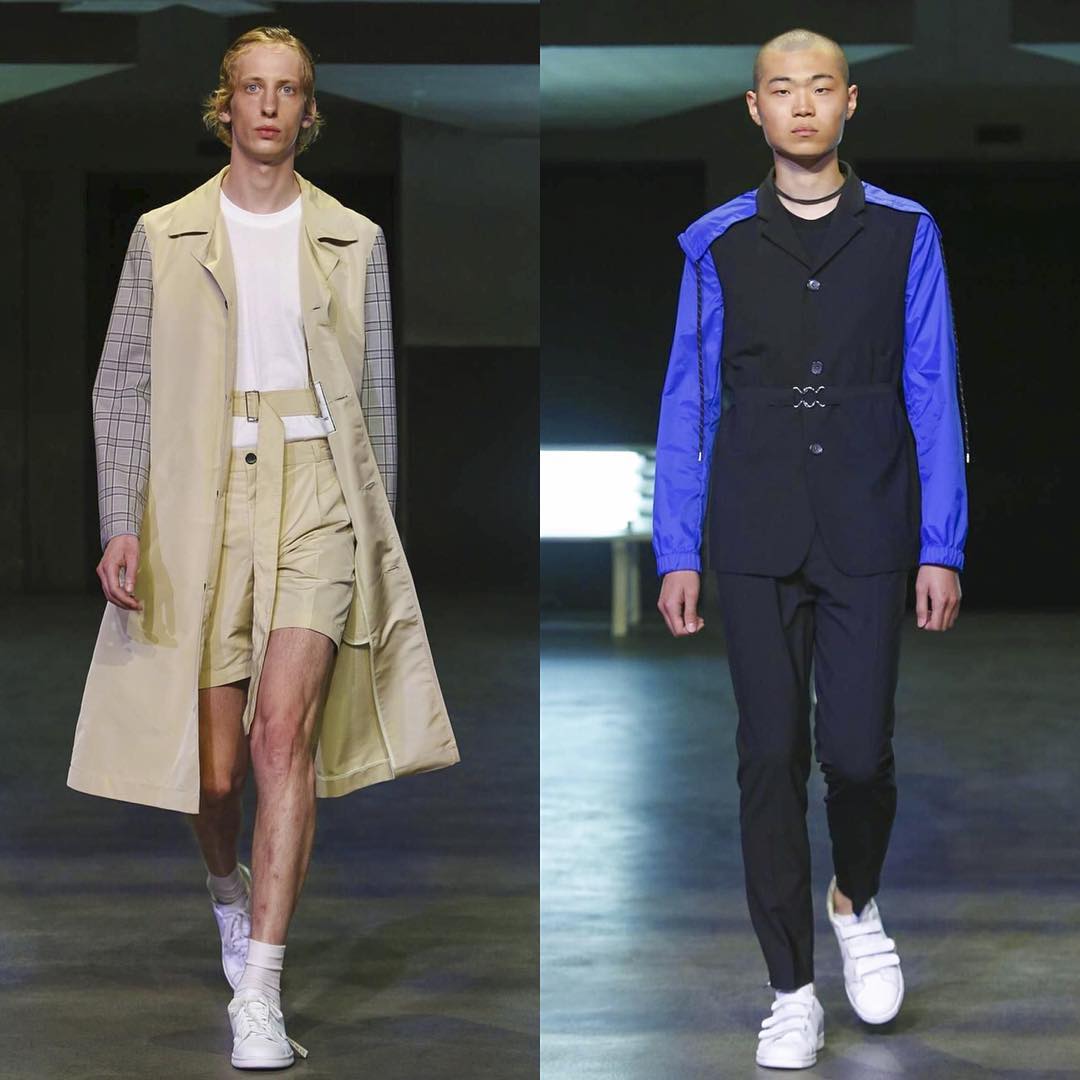 Jan P @janpiasecki and Leto for 22/4 SS17. Thank you @twobirdscasting!@224_hommes_femmes