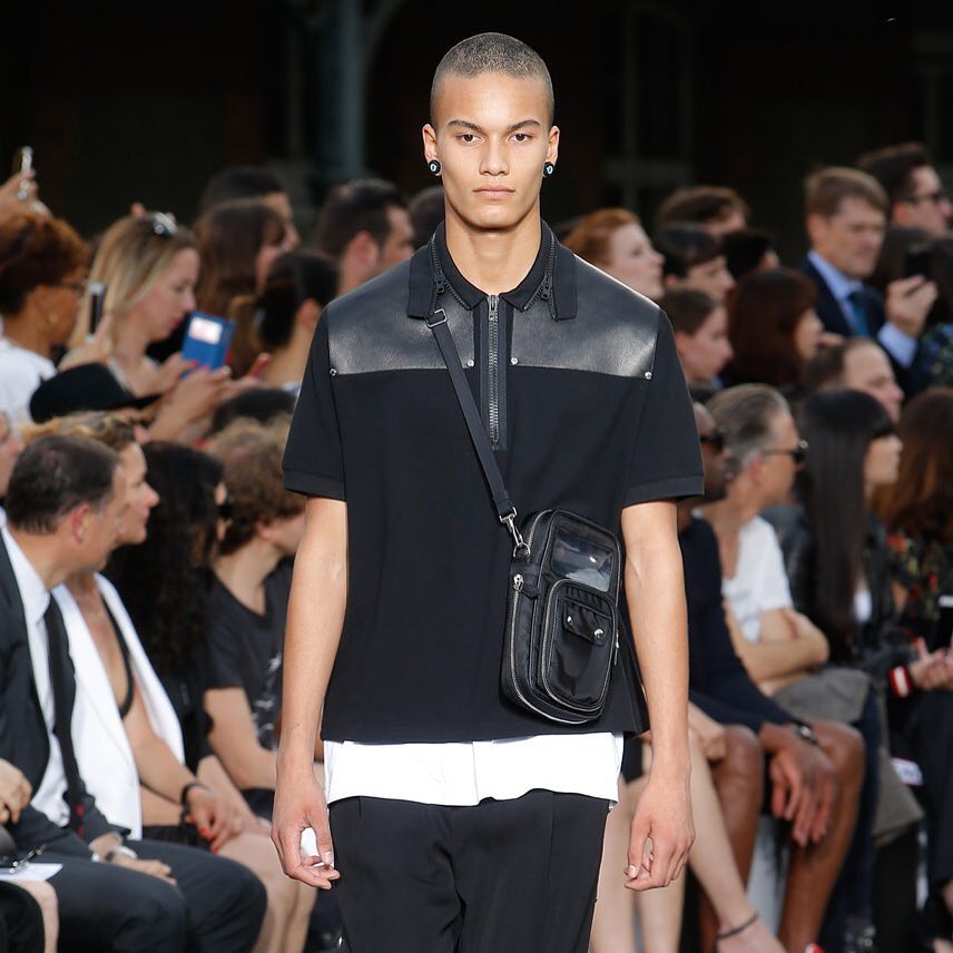 Joel L @jojo_dragneel for Givenchy SS17. Thank you @riccardotisci17 @katy_england @thesecretgallery and @danielpeddle!@givenchyofficial