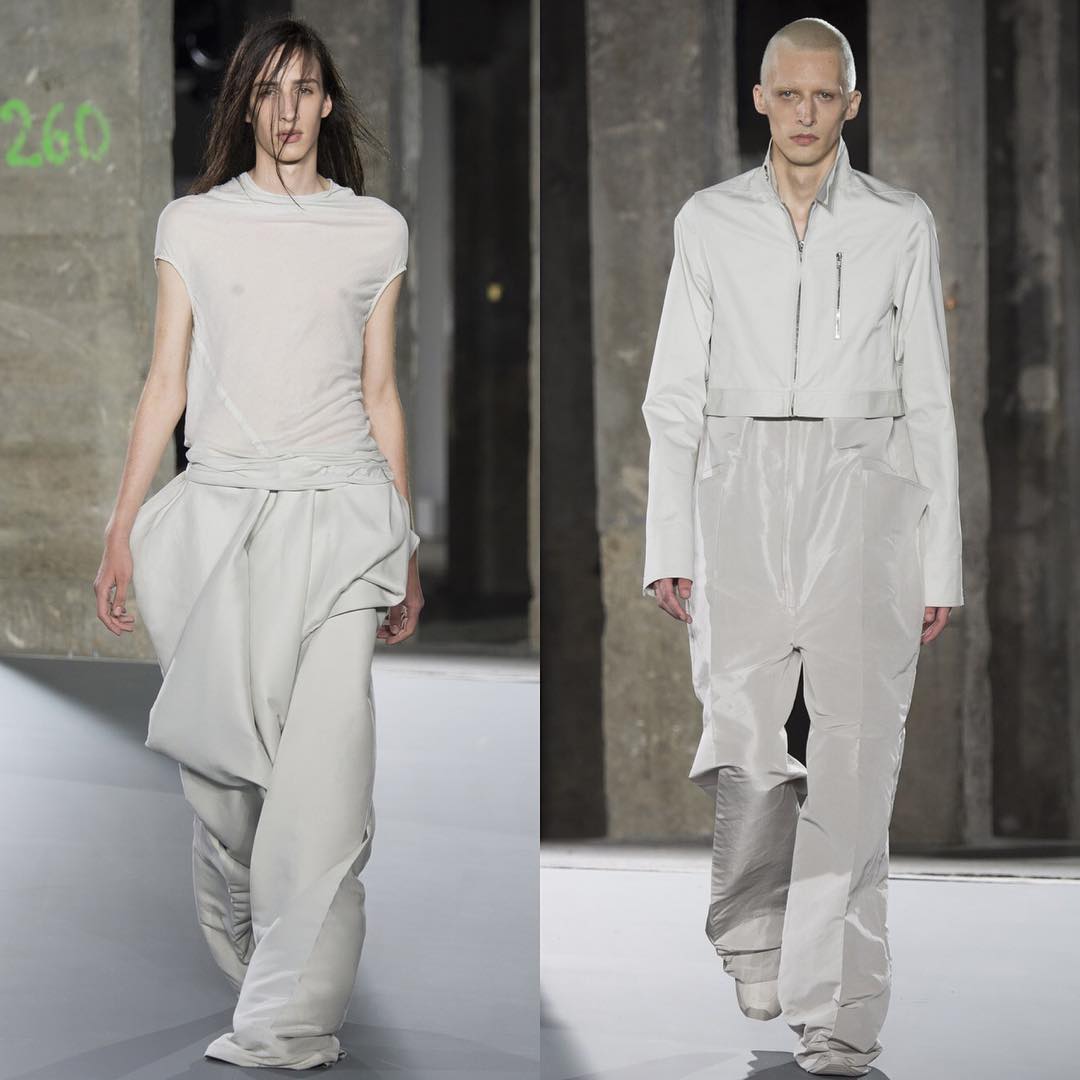 Max S @maxxall and Michele B for Rick Owens SS17. Thank you @panosyiapanis and @amcasting!@rickowensonline