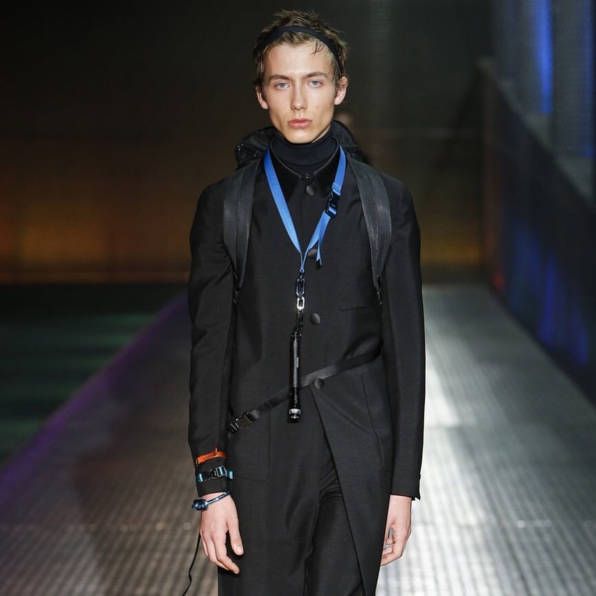 Paul H @paulhameline for Prada SS17. Thank you @ashleybrokaw @hottattack @alexiacheval and @arianna_pradarelli!@prada