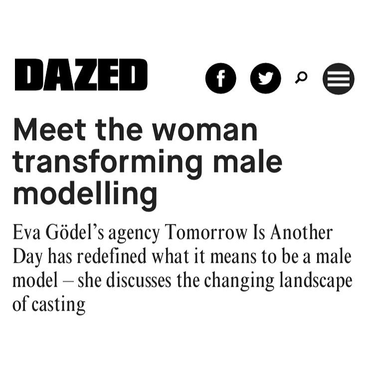 Check out @eva_tomorrow_is_another_day's interview about the changing landscape of casting on @dazed. Click the link in bio! Thank you @emmahopeall @robbiespencer @elizabethfraserbell and @isabellaburley!