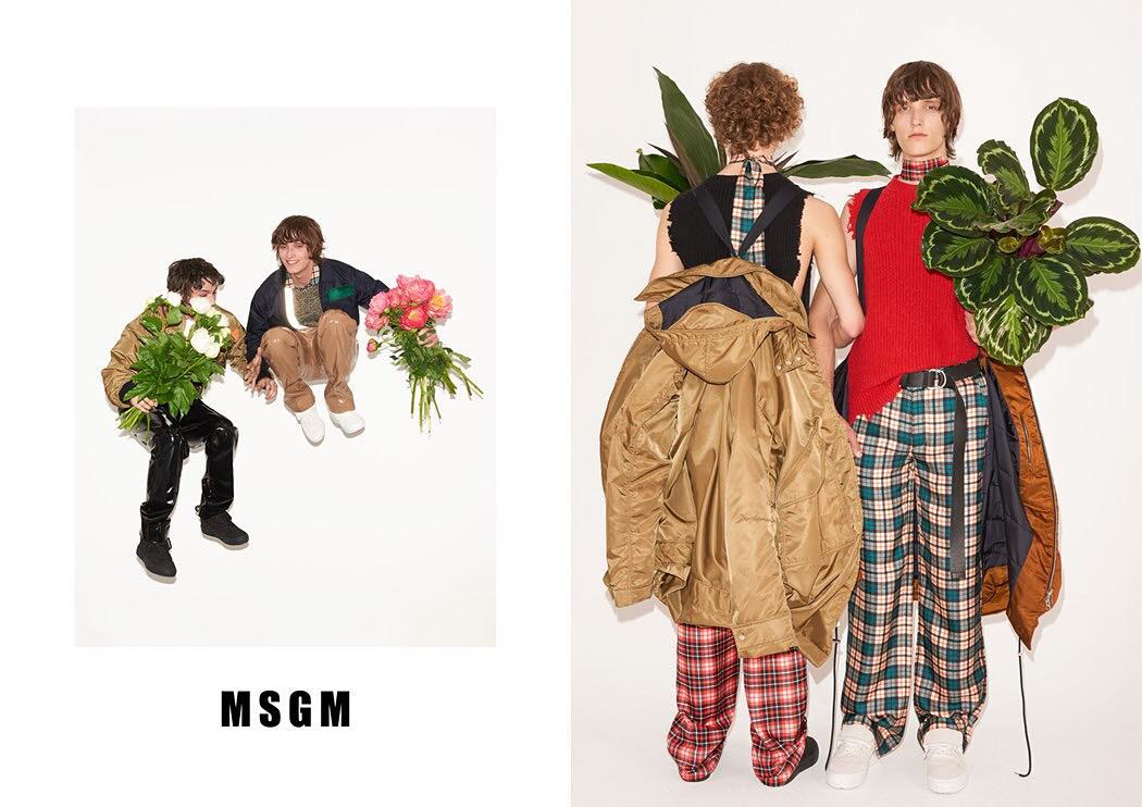 Leon D @leondame and Elijah star in MSGM's AW16 campaign. Photography by Walter Pfeiffer and styling by Robbie Spencer. Thank you @massimogiorgetti @samuel_ellis and @pg_dmcasting!