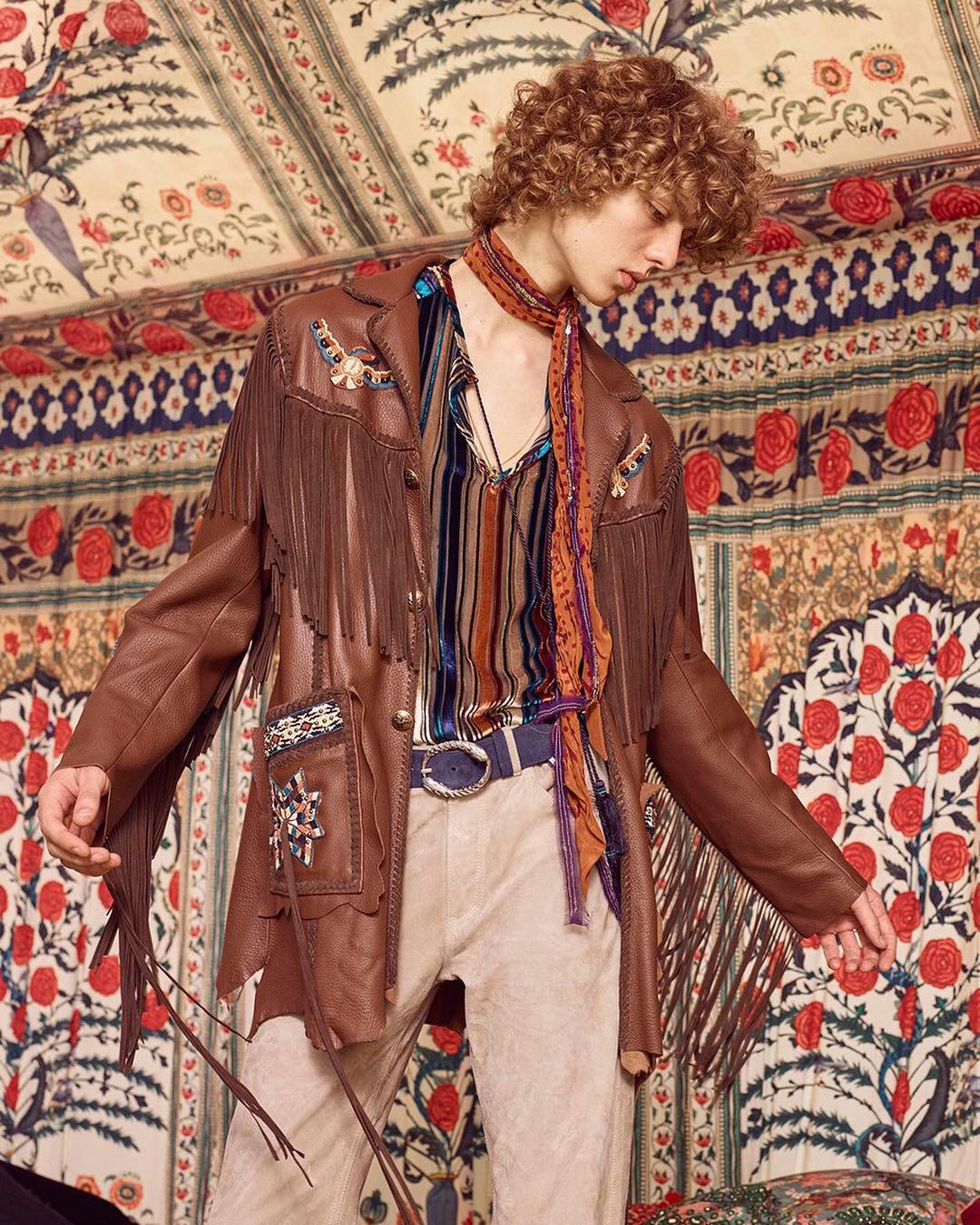 Roberto Cavalli SS17 Lookbook with Leon D @leondame. Photography by Edouard Plongeon and styling by Ellie Grace Cumming. Thank you @peter_dundas!