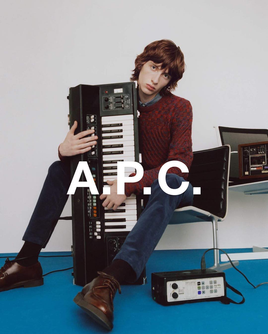 Another image of Benno's (@bennobulang) A.P.C. Autumn/Winter 2016 Campaign. Photography by Coco Capitan and styling by Suzanne Koller.