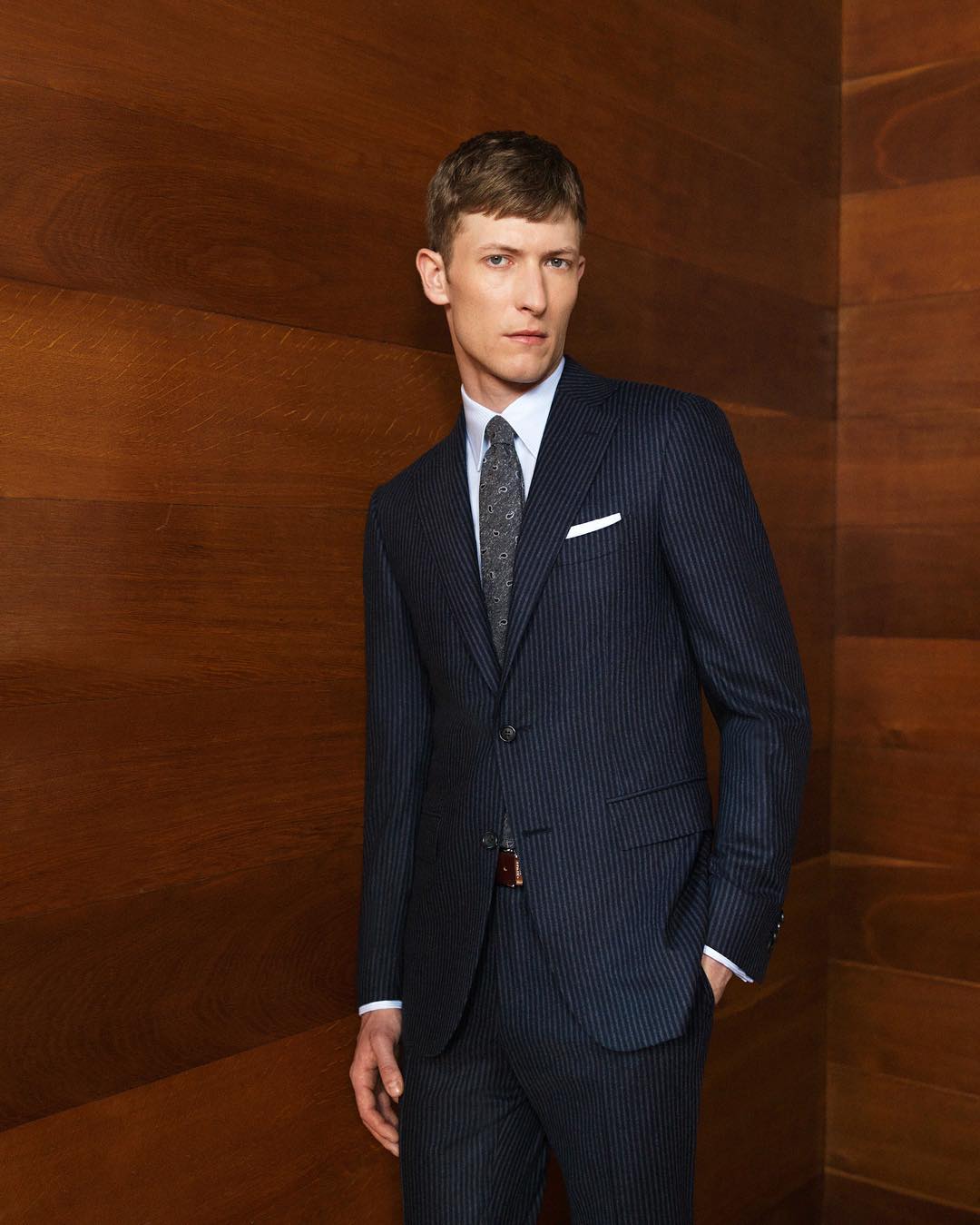 Karl (@karlkolbitz) for Canali's 'Made To Measure' Autumn/Winter 2016 Lookbook. Photography by Alessandro Furchino.