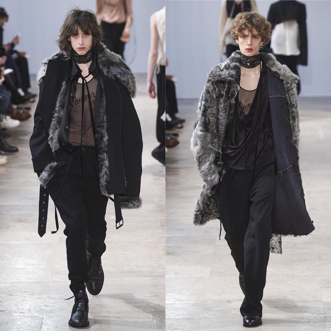 Chester (@chestermckee) and Leon D (@leondame) for Ann Demeulemeester AW17. Thank you @sebastien__meunier @robbiespencer and @svea_g!@anndemeulemeester_official