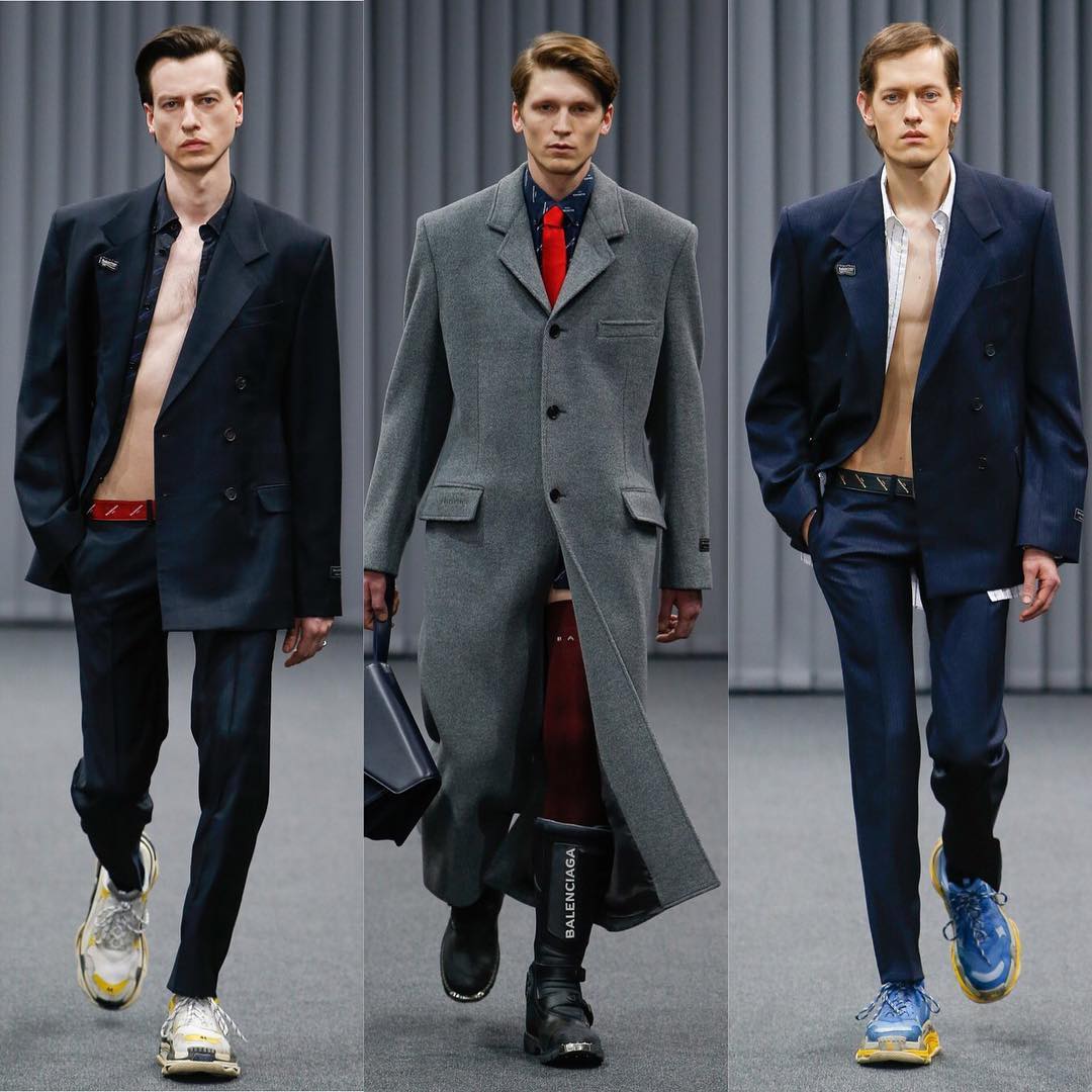 Falko, Tillmann (@tllmnnmstr) and Jarno (@jarnoparkkima) for Balenciaga AW17. Thank you @demnagvasalia and @lottavolkova!@balenciaga