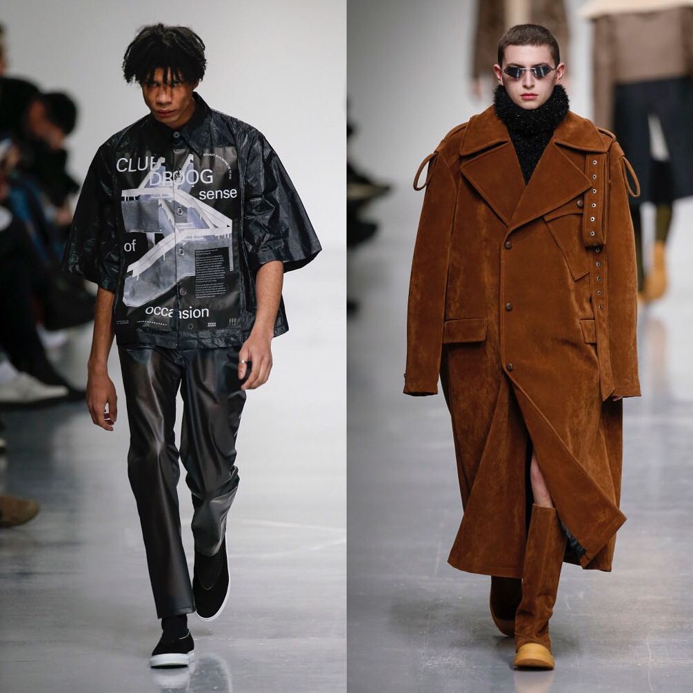 Miles (@milesfelix) and Louis (@louis.shapero) for Xander Zhou AW17. Thank you @annapesonen and @walterpearce!@xanderzhou