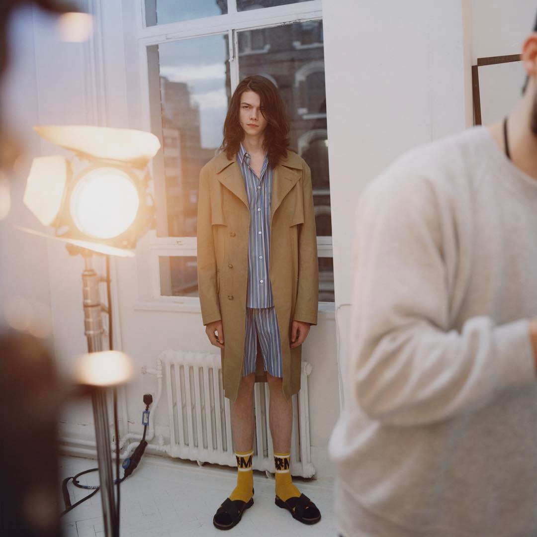 Kieran L (@monsieur_petit_) wearing @stellamccartney in the new issue of GQ Style Germany. Photography by and styling by
