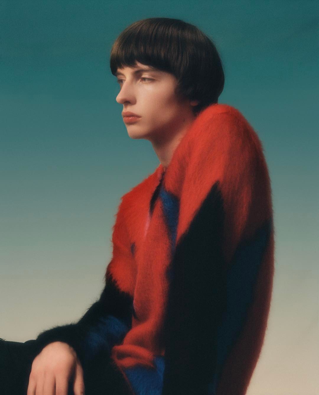Benno (@bennobulang) for M Le magazine du Monde. Photography by Mark Peckmezian and styling by Suzanne Koller. Creative direction by Jean-Baptiste Talbourdet, hair by Gary Gill and make-up by Christine Corbel.