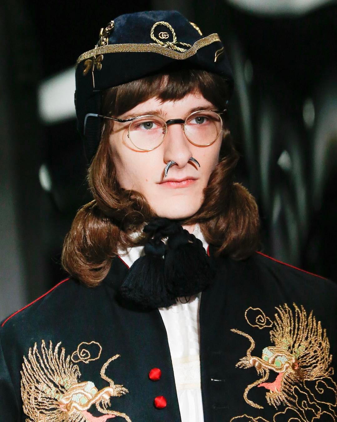Dominik H (@domhahn) at @gucci's AW17 show.