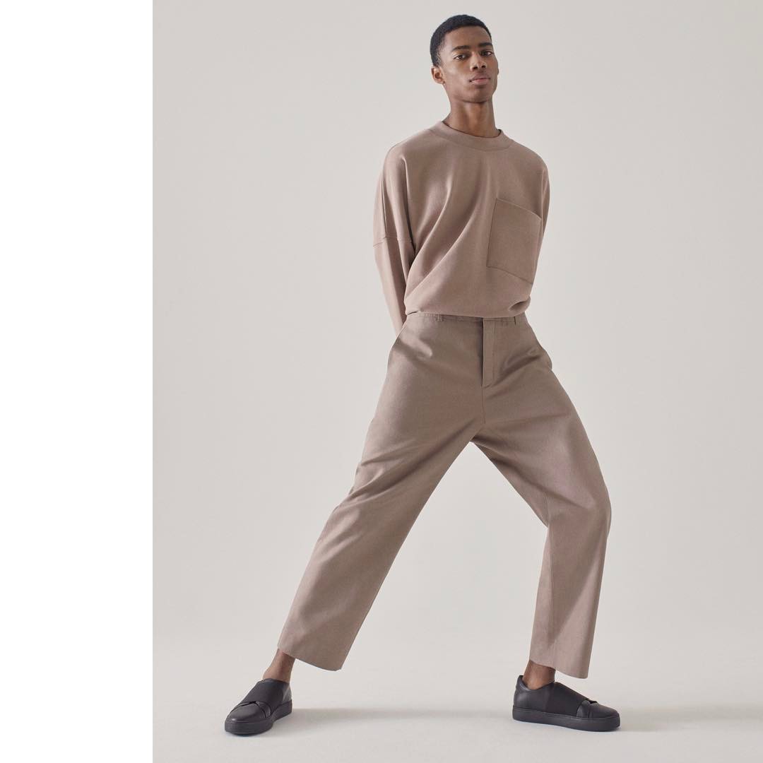 Keiron (@kcaynes) for COS. Photography by Ivan Ruberto and styling by Naomi Partington. Art direction by Clare Walsh, hair by Alexander Soltermann and make-up by Christopher Phillips.