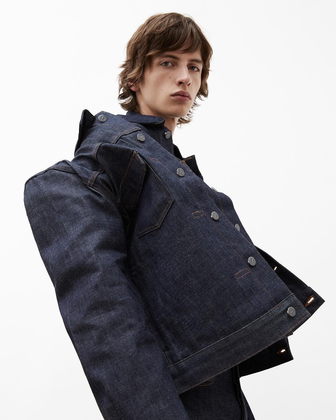 Benno (@bennobulang) for A.P.C.'s Denim Lookbook. Photography by Bibi Borthwick and styling by Suzanne Koller. Hair by Louis Ghewy and make-up by Helene Vasnier. Thank you @sb_cast!