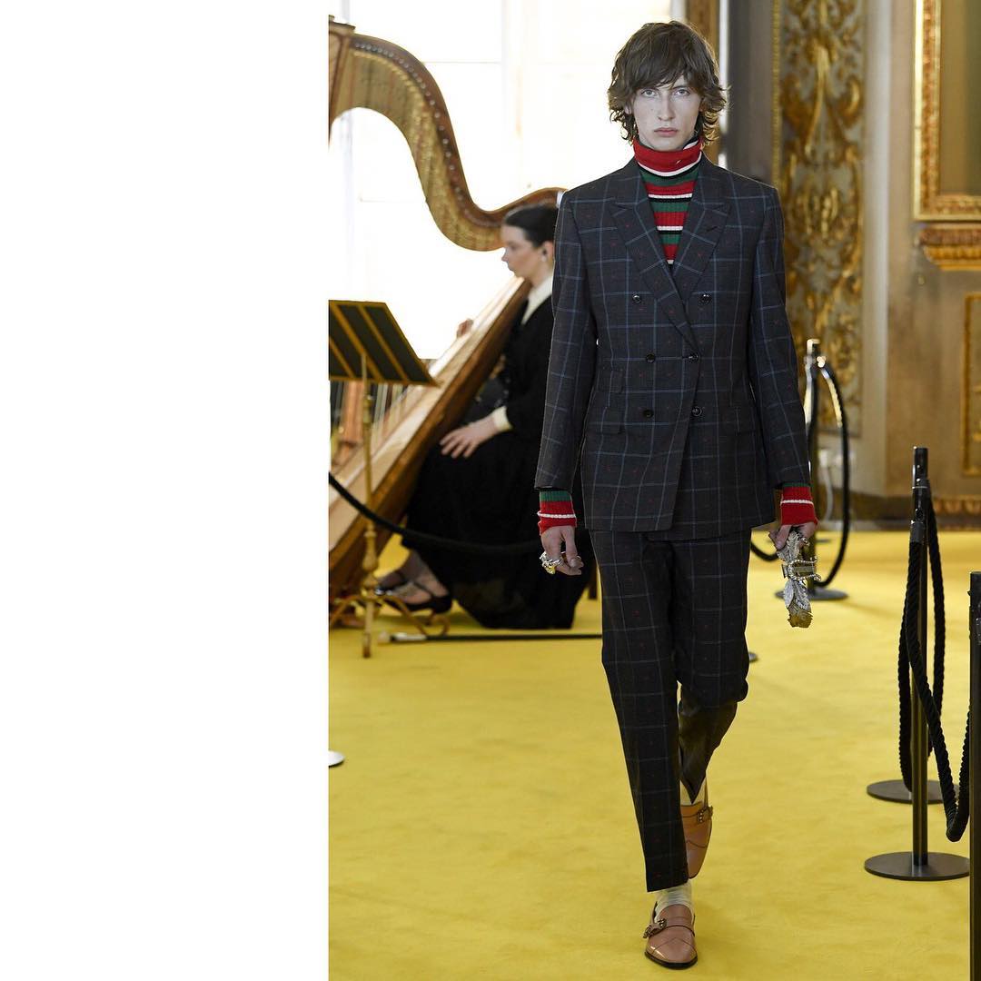Benno (@bennobulang) for Gucci Cruise 2018. Thank you @lallo25 and @barbaranicolicasting!