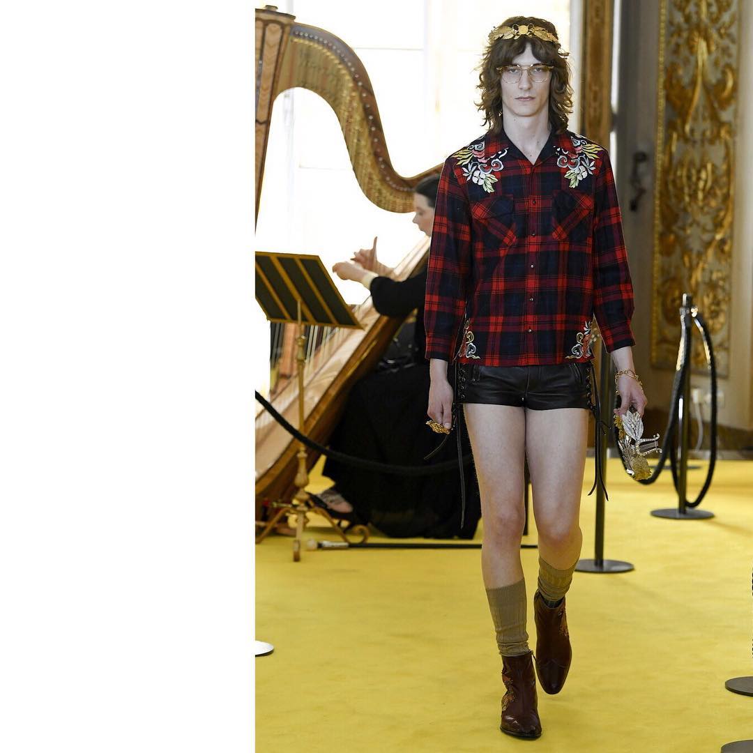 Dominik H (@domhahn) for Gucci Cruise 2018. Thank you @lallo25 and @barbaranicolicasting!