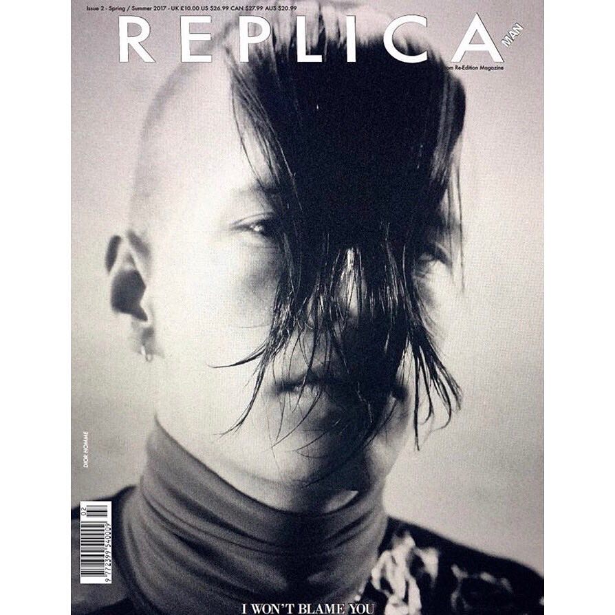 Jeppe (@jeppejhorne) stars on the cover of Replica Man Magazine's second issue. Photography by Dan Giuliani and styling by Mauricio Nardi. Grooming by Mari Ohashi.