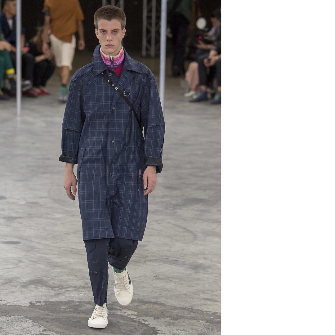 Alex L for Lanvin SS18. Styling by Sarah M Richardson. Thank you @arqa_cast!