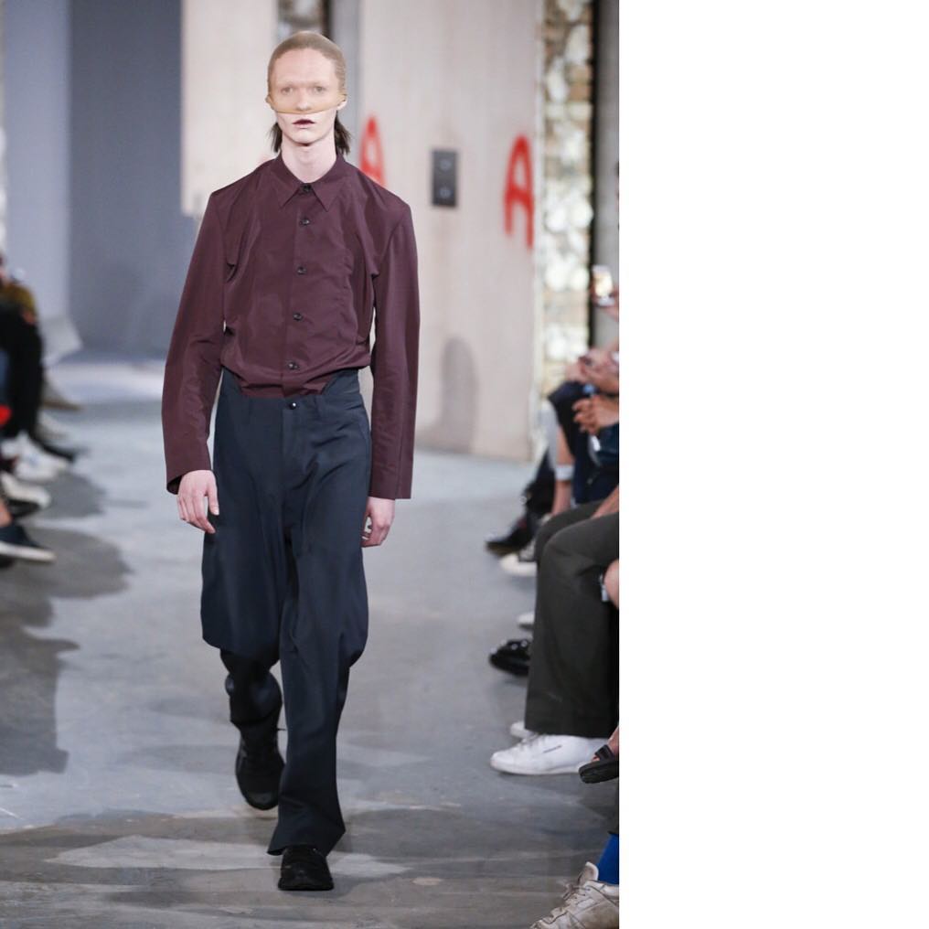 Arthur (@arthur_ls_darlow) for Kiko Kostadinov SS18. Thank you Kiko, @thenonplace and @arqa_cast!