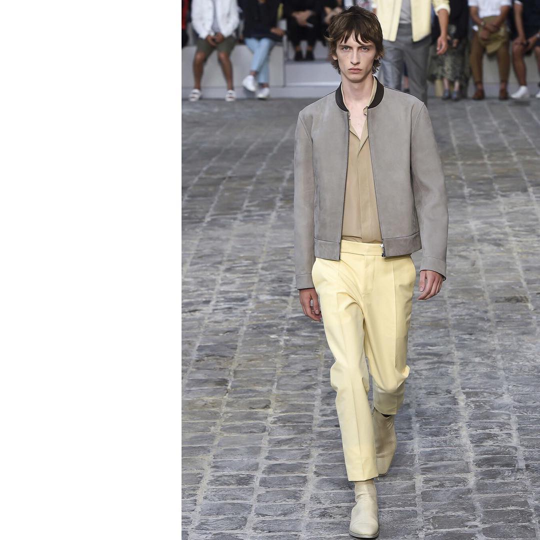 Benno (@bennobulang) for Berluti SS18. Styling by Marie-Amélie Sauvé. Thank you @h.a and @pg_dmcasting!