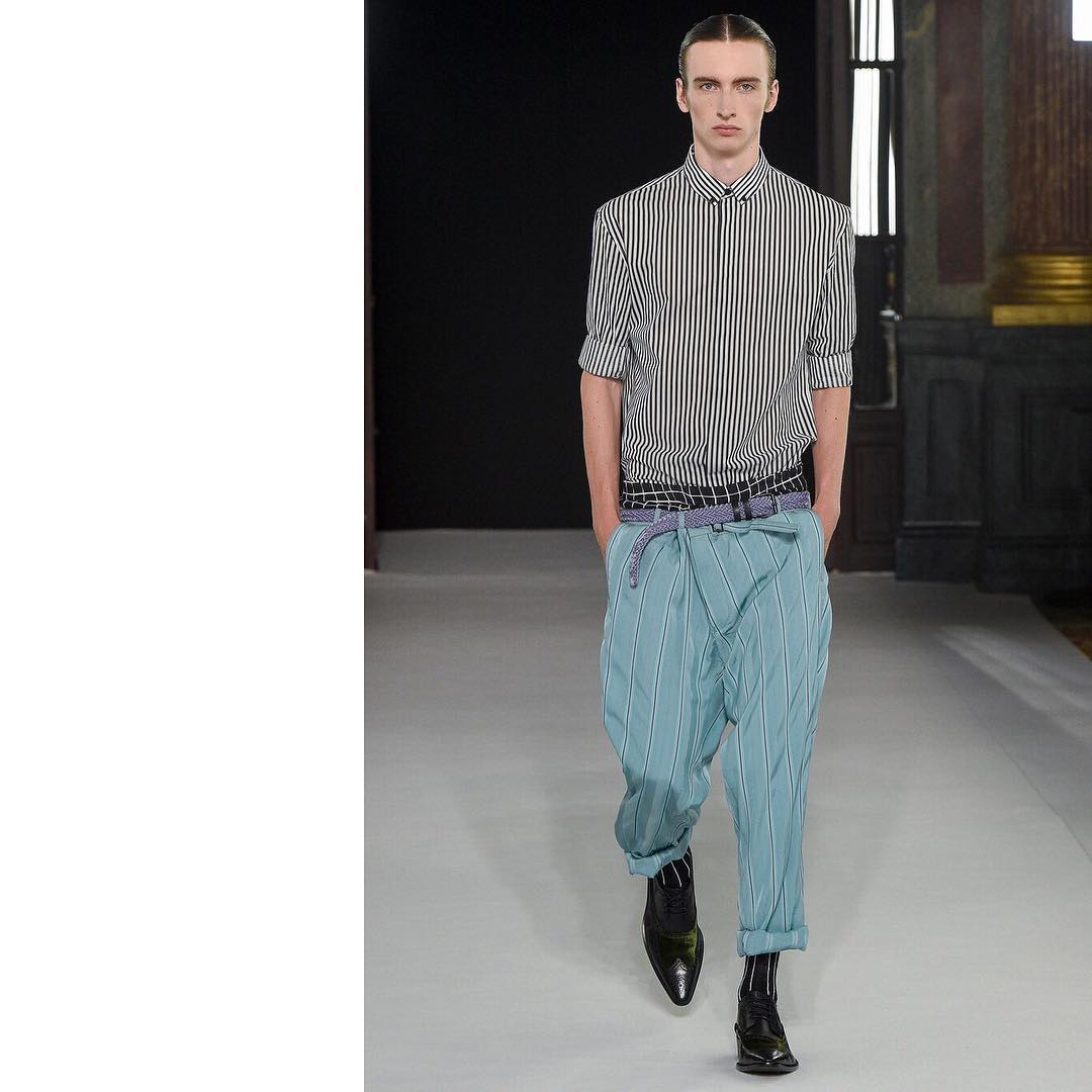 Benno (@bennobulang) for Haider Ackermann SS18. Thank you @h.a and @alexandrasandbergcasting!