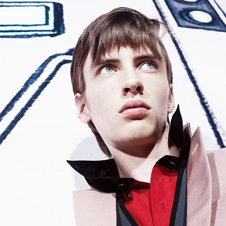 Benno (@bennobulang) photographed by Willy Vanderperre and styled by Olivier Rizzo for