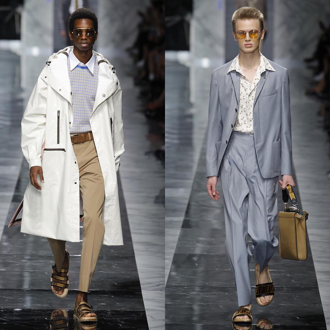 Benoit (@clubvacances) and Jonas G (@jonasgloeer) for Fendi SS18. Styling by Julian Ganio. Thank you @pg_dmcasting @samuel_ellis and @arthurmejean!