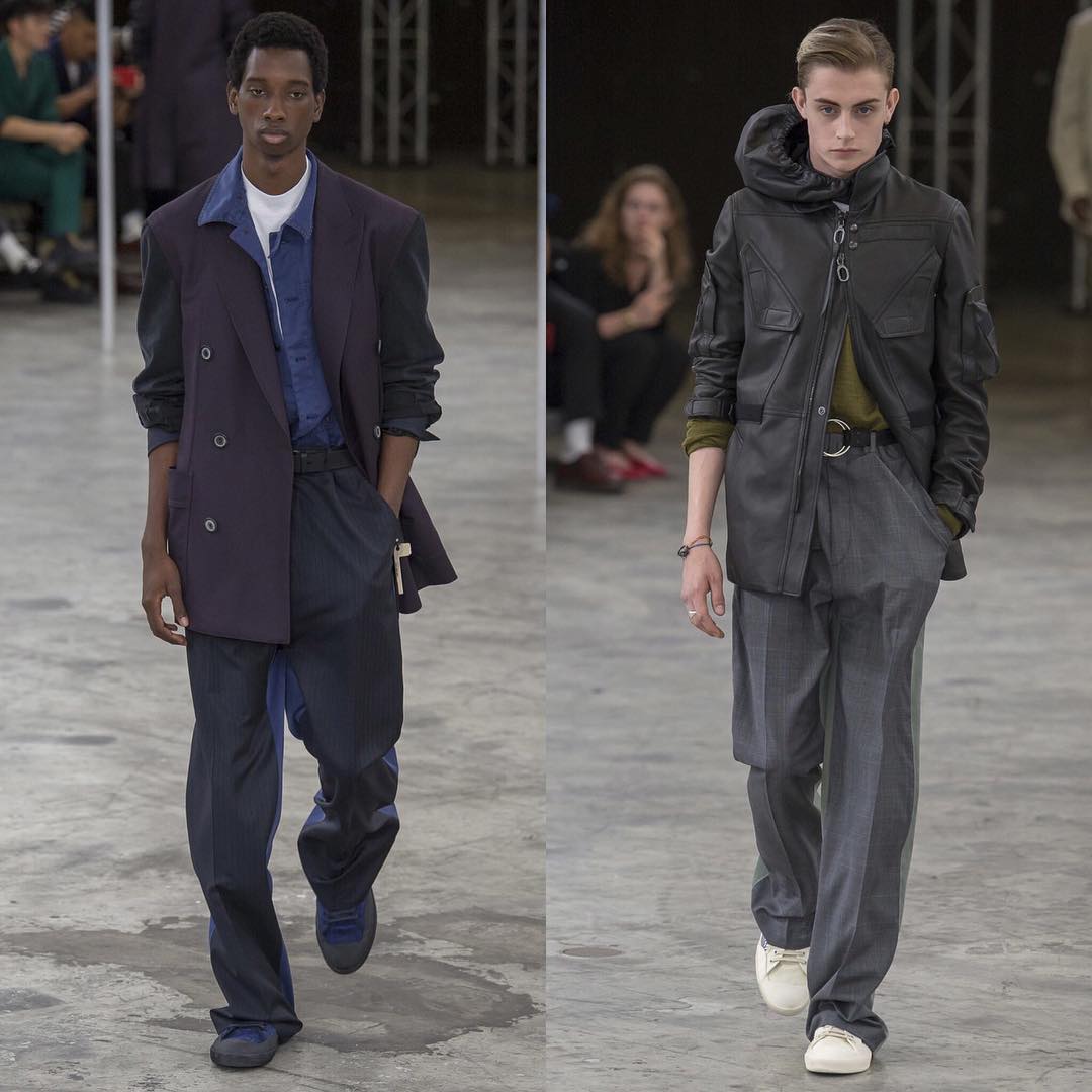 Benoit (@clubvacances) and Luke R for Lanvin SS18. Styling by Sarah M Richardson. Thank you @arqa_cast!