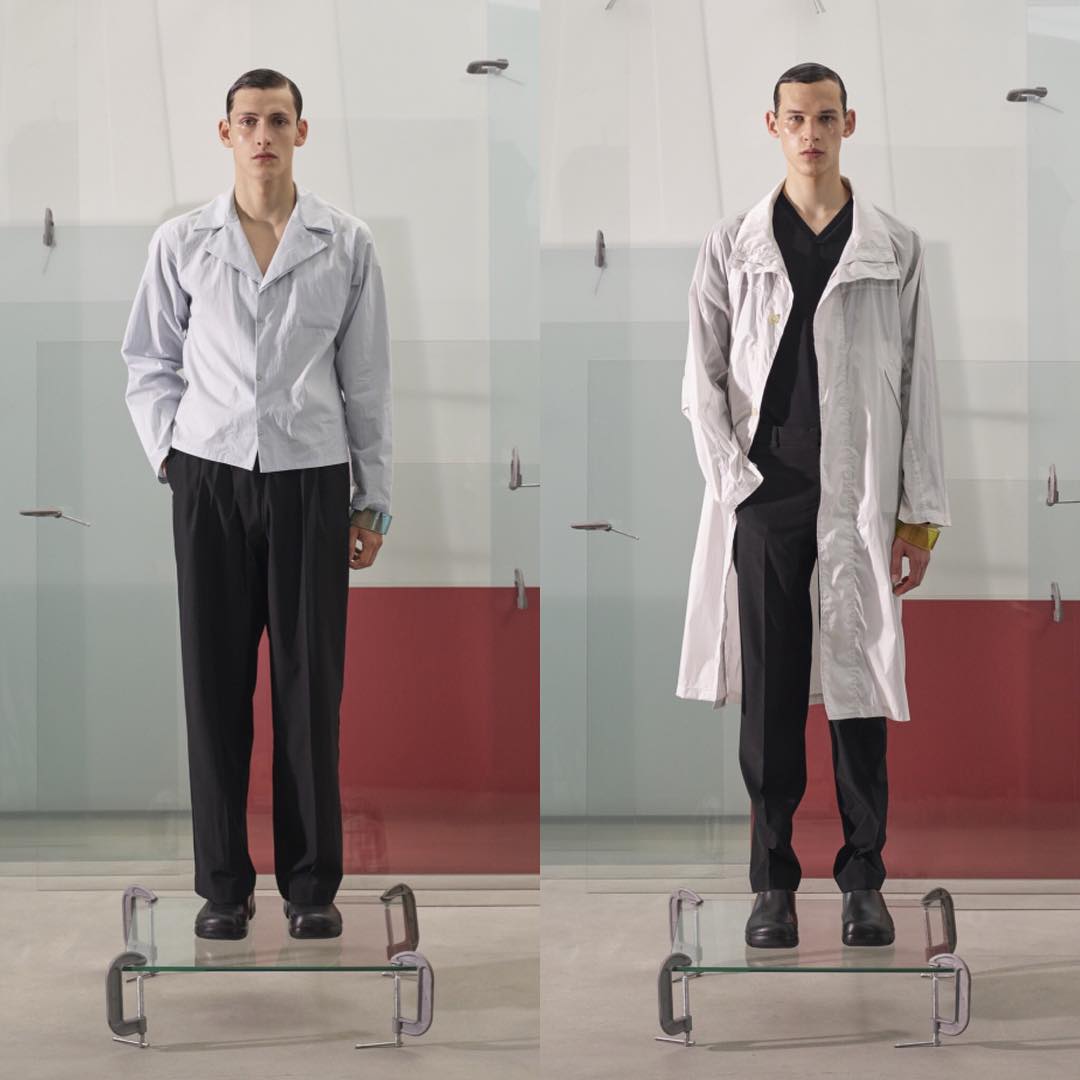 Ferdinand (@ferdigstn) and Artur C (@artrchrszcz) for Mackintosh SS18. Styling by Stephen Mann. Thank you @kikokostadinov and @arqa_cast!