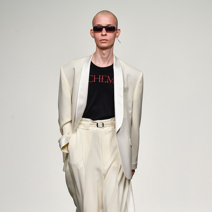 Gaby (@gabysahhar) opening John Lawrence Sullivan SS18. Thank you @annapesonen!