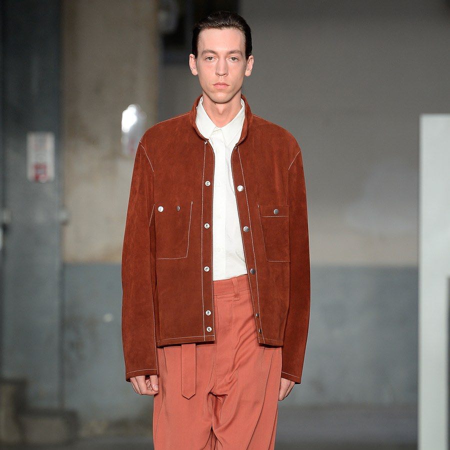 James W (@jameswreford) for Lemaire SS18. Thank you @sibylledesaintphalle!