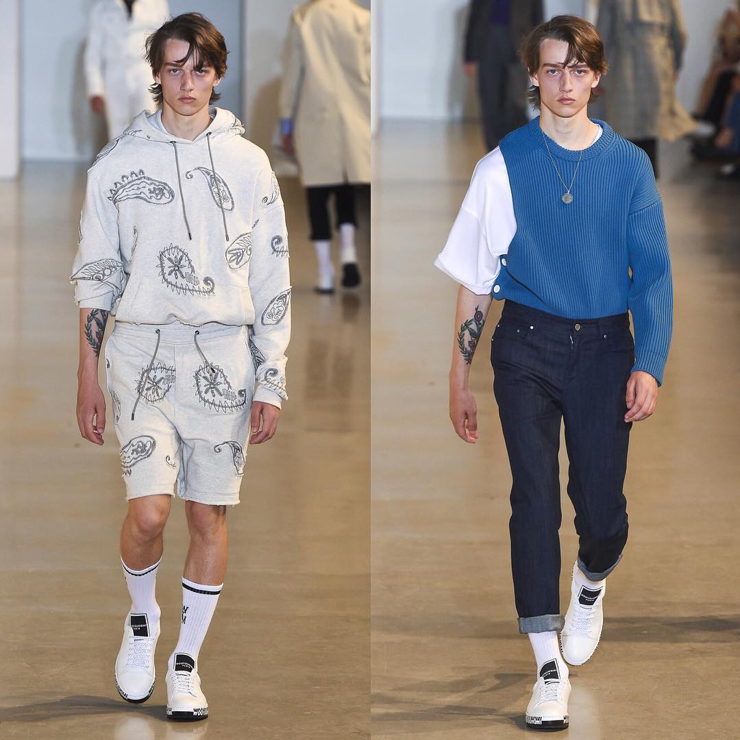 Jeppe A (@jeppepaablochen) for Wooyoungmi SS18. Styling by Andrej Skok. Thank you @ahcasting!